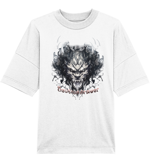 Deviliusdrawer Smoke Beast - Organic Oversize Shirt