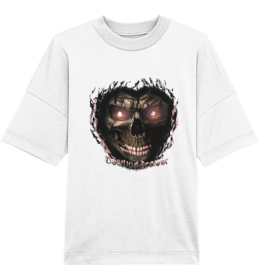 Deviliusdrawer Glow Skeleton - Organic Oversize Shirt