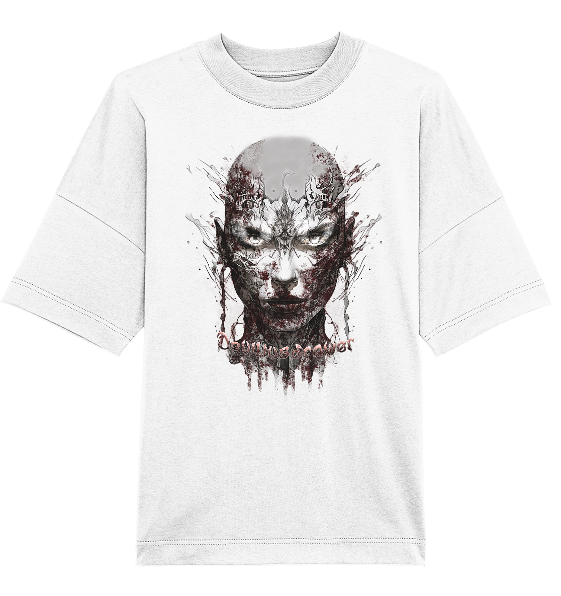 Deviliusdrawer Mechanic Girl - Organic Oversize Shirt