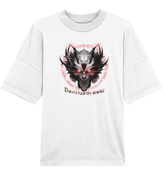 Deviliusdrawer Magic Glow Devil - Organic Oversize Shirt