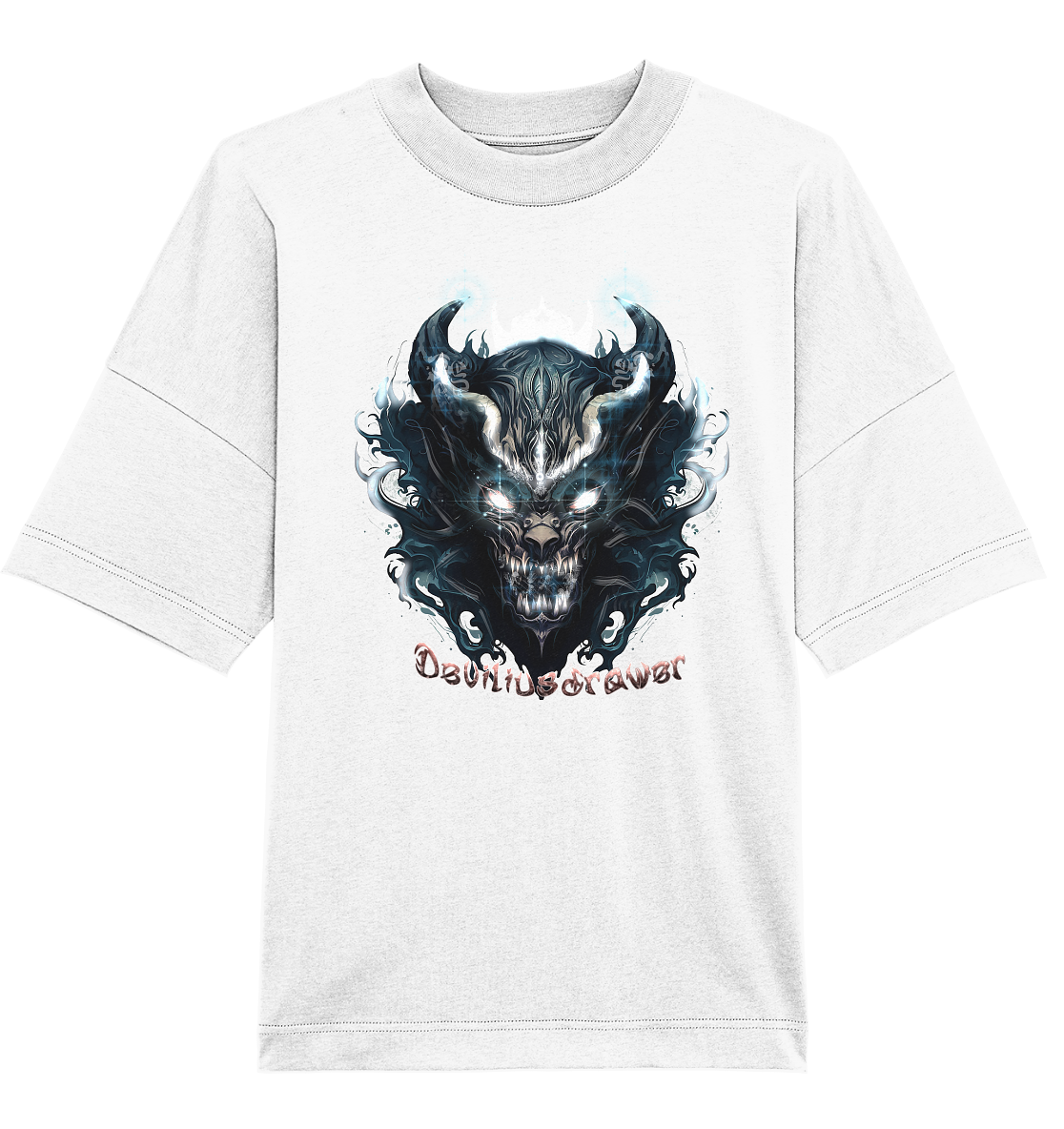 Deviliusdrawer Demonic Star - Organic Oversize Shirt