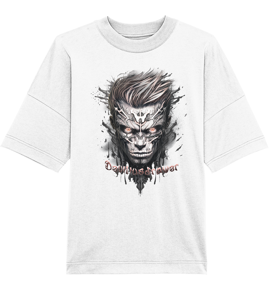 Deviliusdrawer Cyborg Men - Organic Oversize Shirt