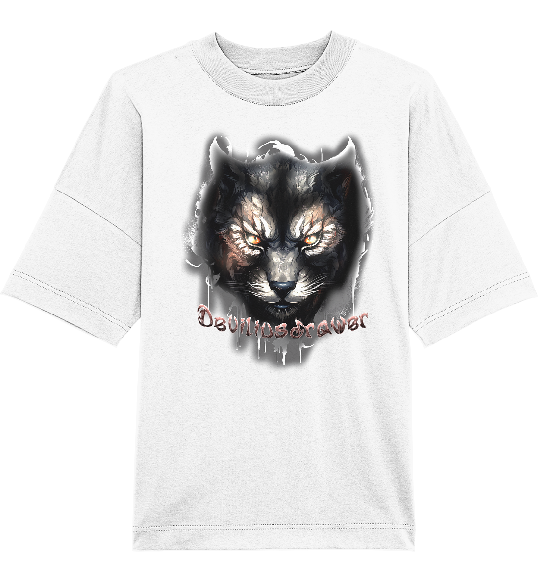Deviliusdrawer Vampire Cat - Organic Oversize Shirt