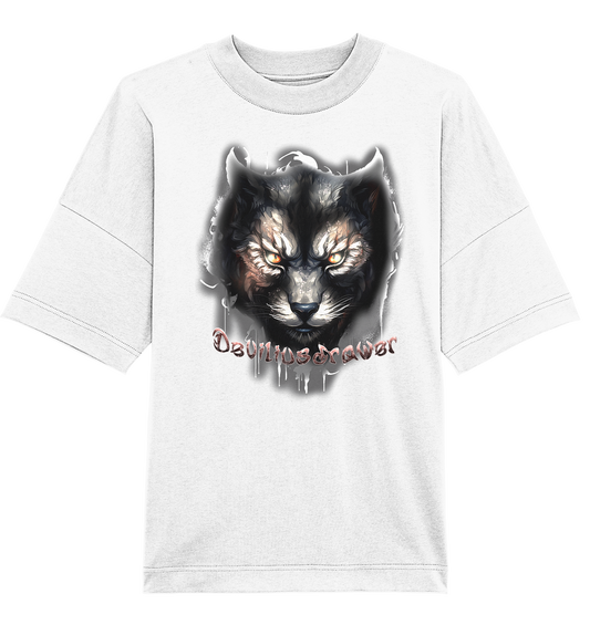 Deviliusdrawer Vampire Cat - Organic Oversize Shirt