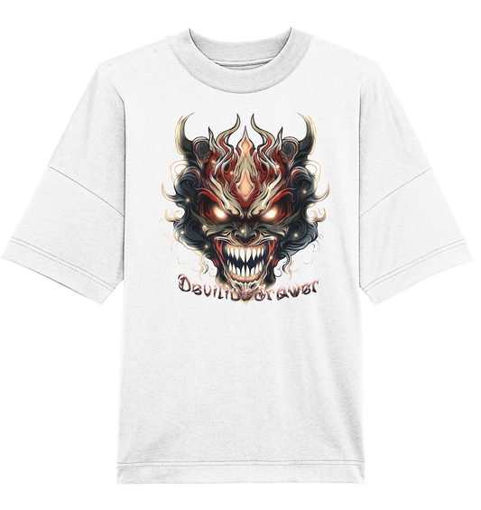 Deviliusdrawer Evil Vamp Mask - Organic Oversize Shirt