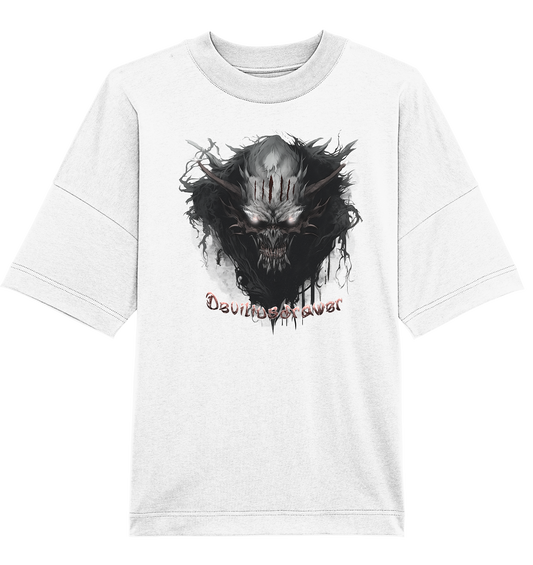 Deviliusdrawer Dark Smoke Demon - Organic Oversize Shirt