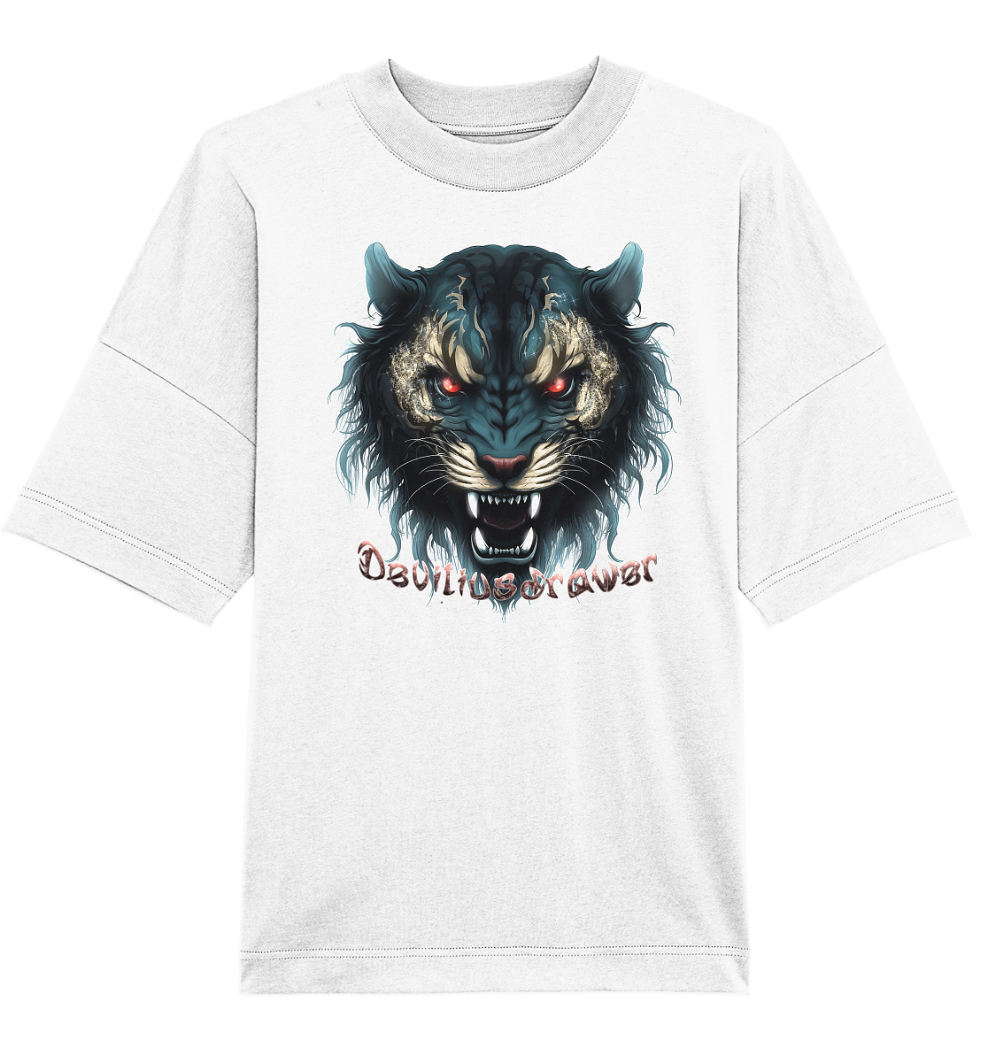 Deviliusdrawer Tigercat - Organic Oversize Shirt