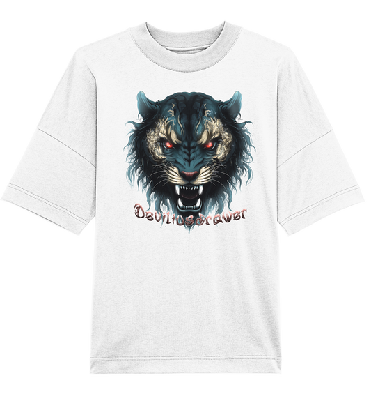 Deviliusdrawer Tigercat - Organic Oversize Shirt