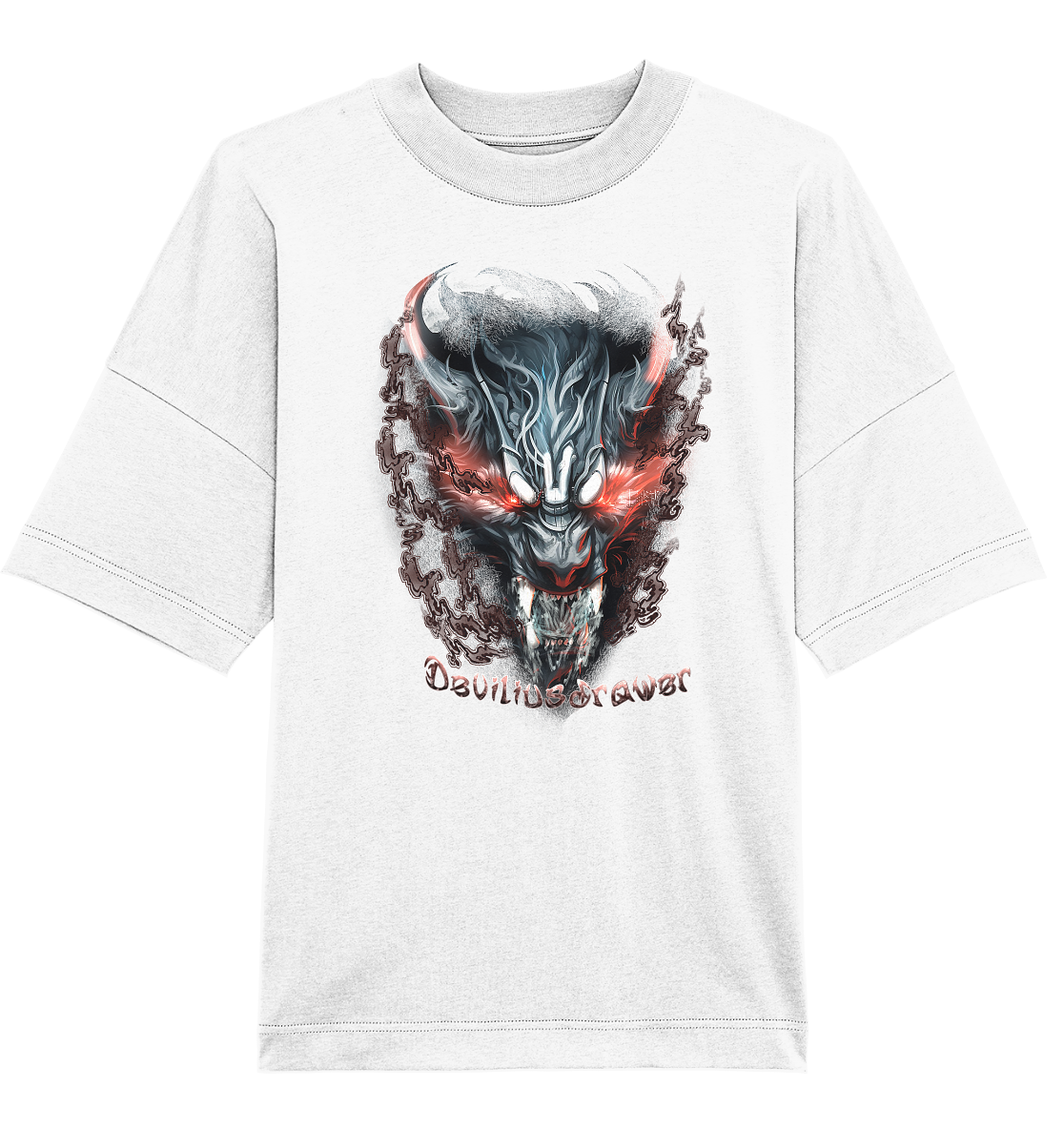 Deviliusdrawer Beast Wolf - Organic Oversize Shirt
