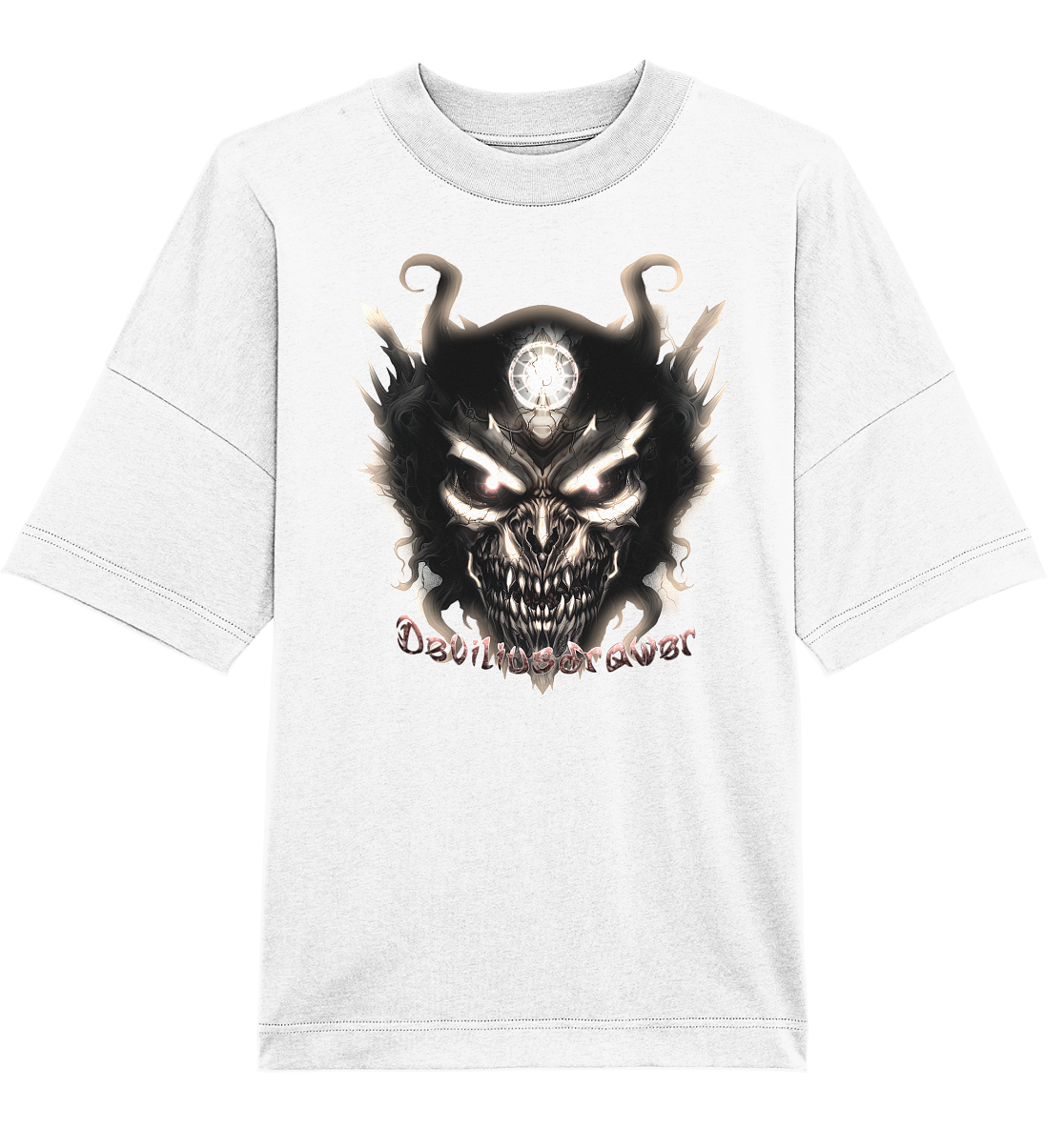 Deviliusdrawer Dark Devil - Organic Oversize Shirt