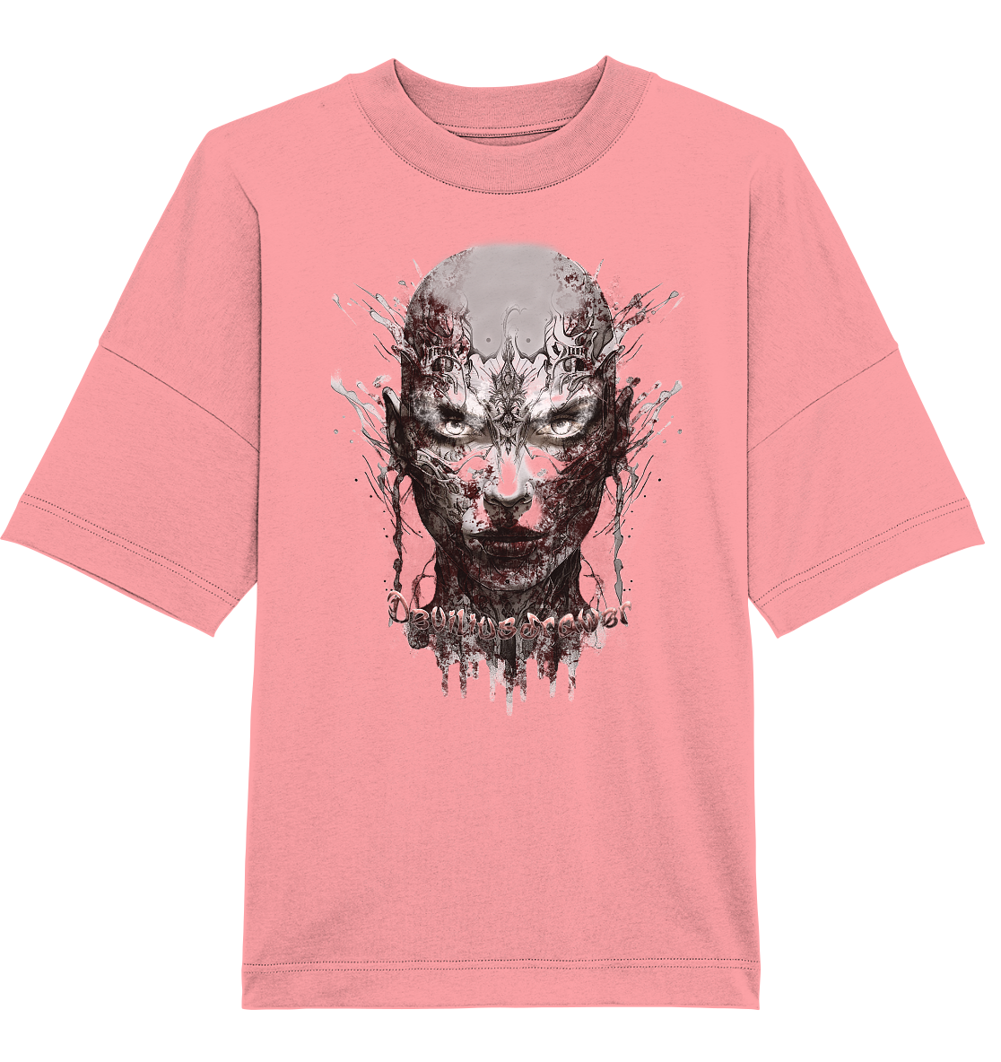 Deviliusdrawer Mechanic Girl - Organic Oversize Shirt