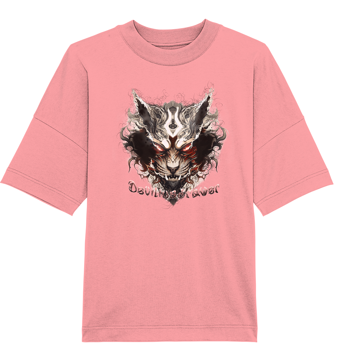 Deviliusdrawer Wild Hotcat  - Organic Oversize Shirt
