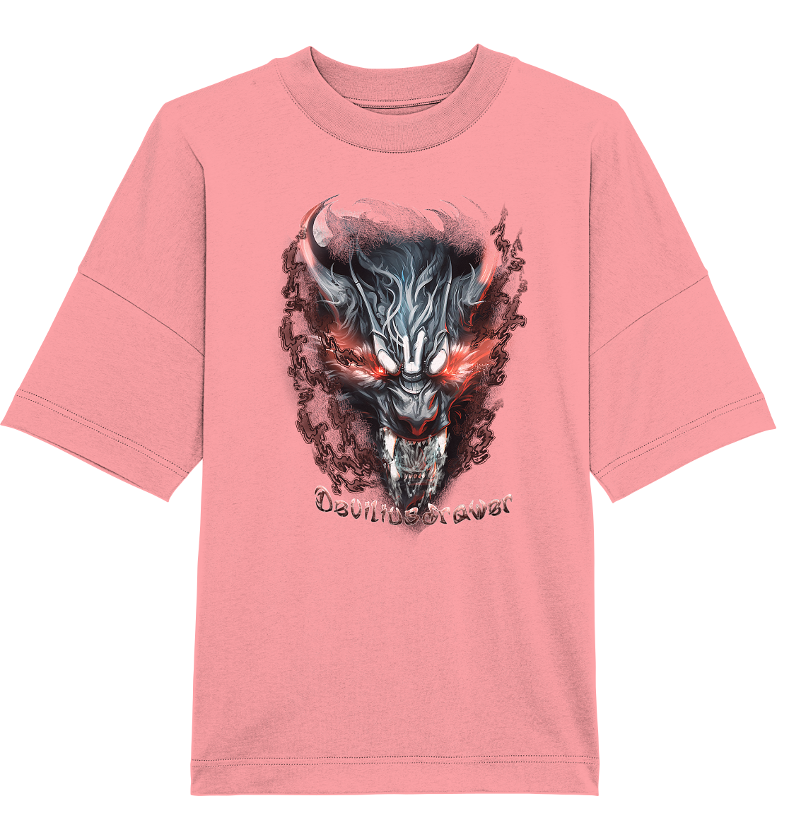Deviliusdrawer Beast Wolf - Organic Oversize Shirt
