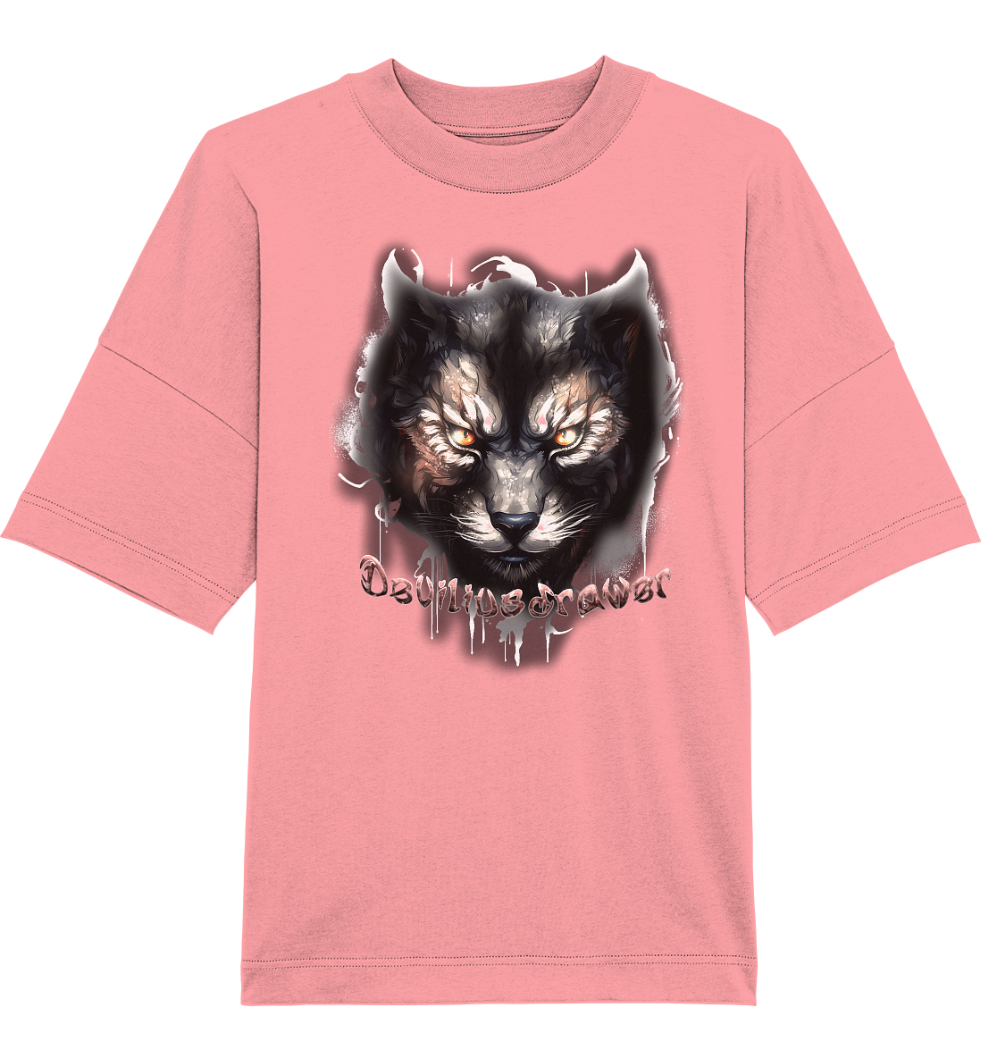 Deviliusdrawer Vampire Cat - Organic Oversize Shirt