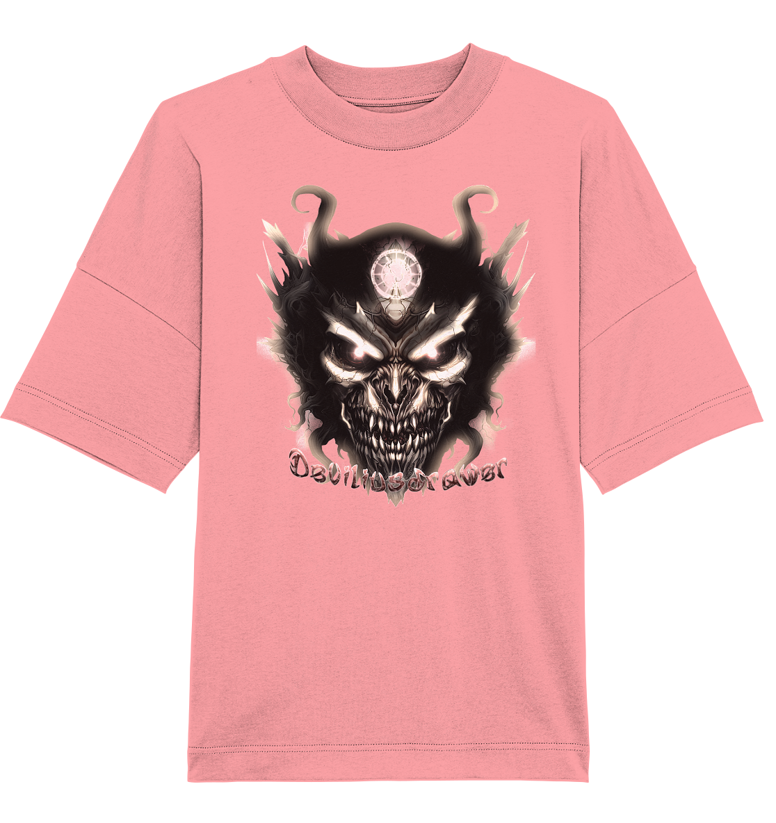 Deviliusdrawer Dark Devil - Organic Oversize Shirt