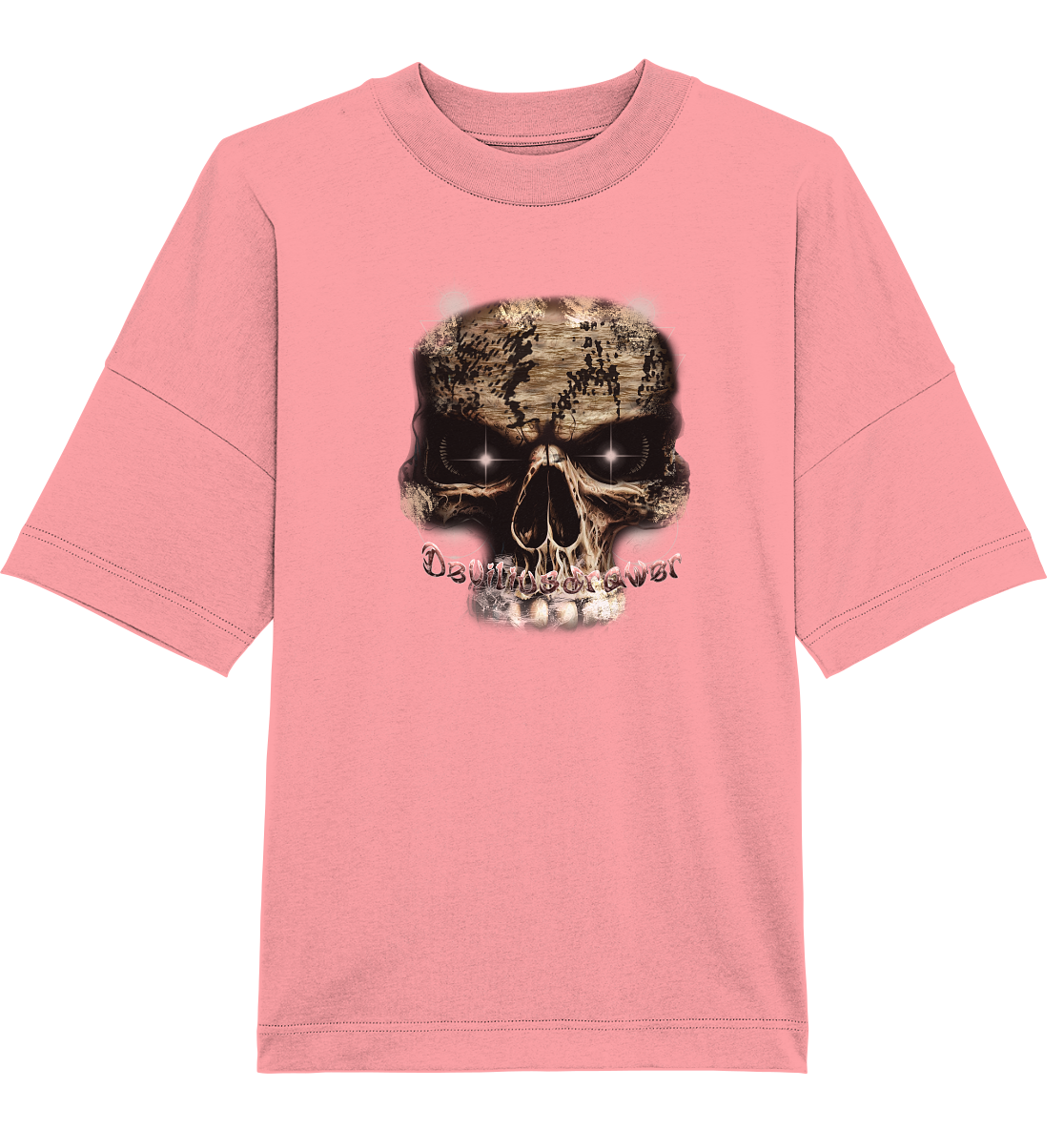 Deviliusdrawer Skeleton Eye - Organic Oversize Shirt