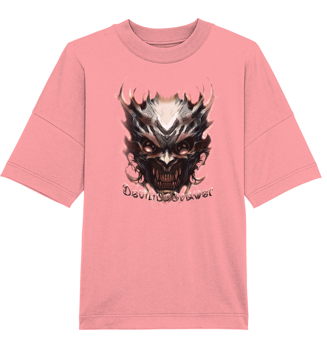 Deviliusdrawer Blood Demon - Organic Oversize Shirt