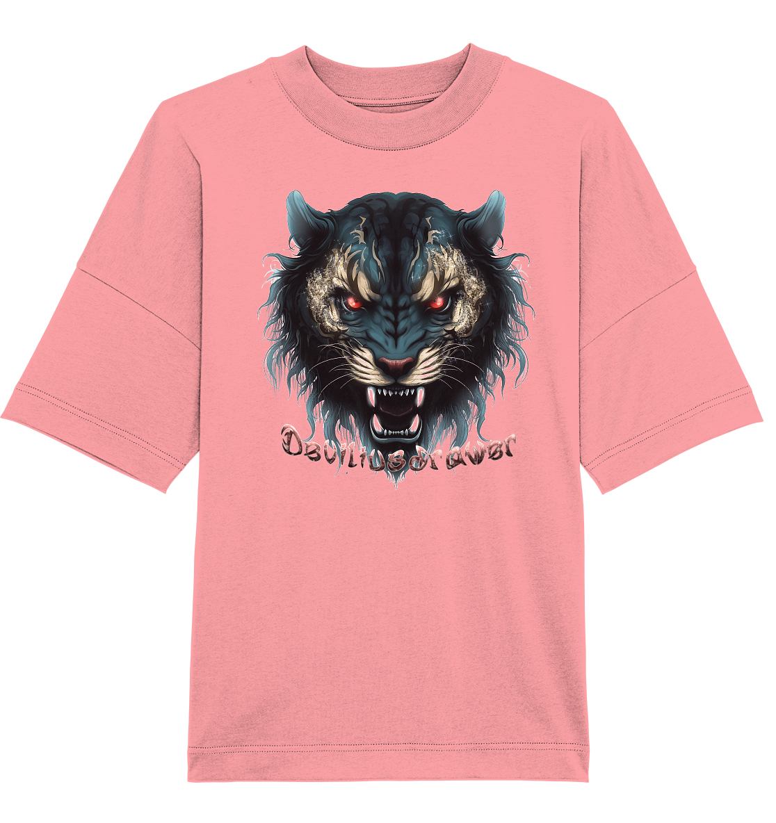 Deviliusdrawer Tigercat - Organic Oversize Shirt