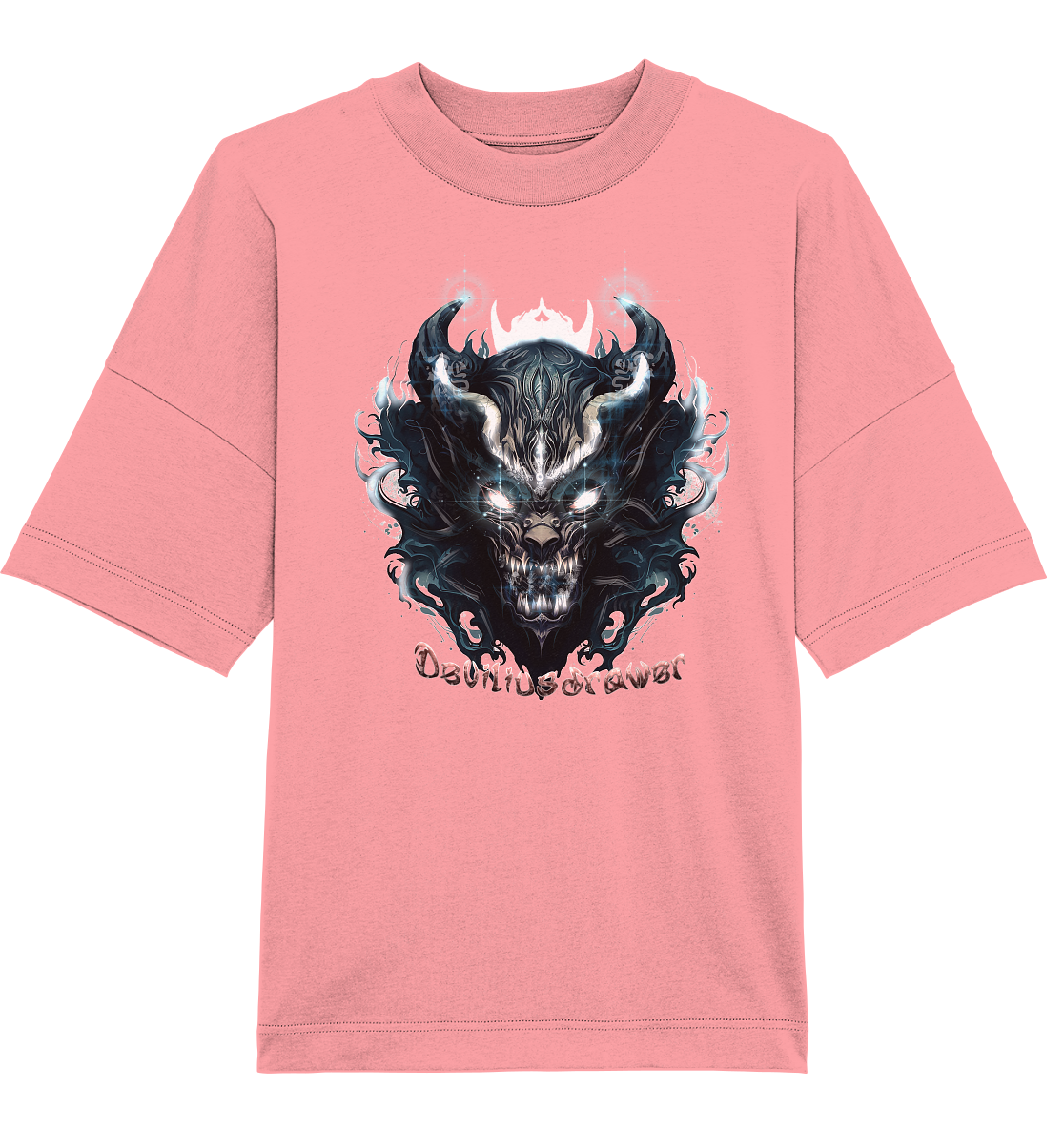 Deviliusdrawer Demonic Star - Organic Oversize Shirt