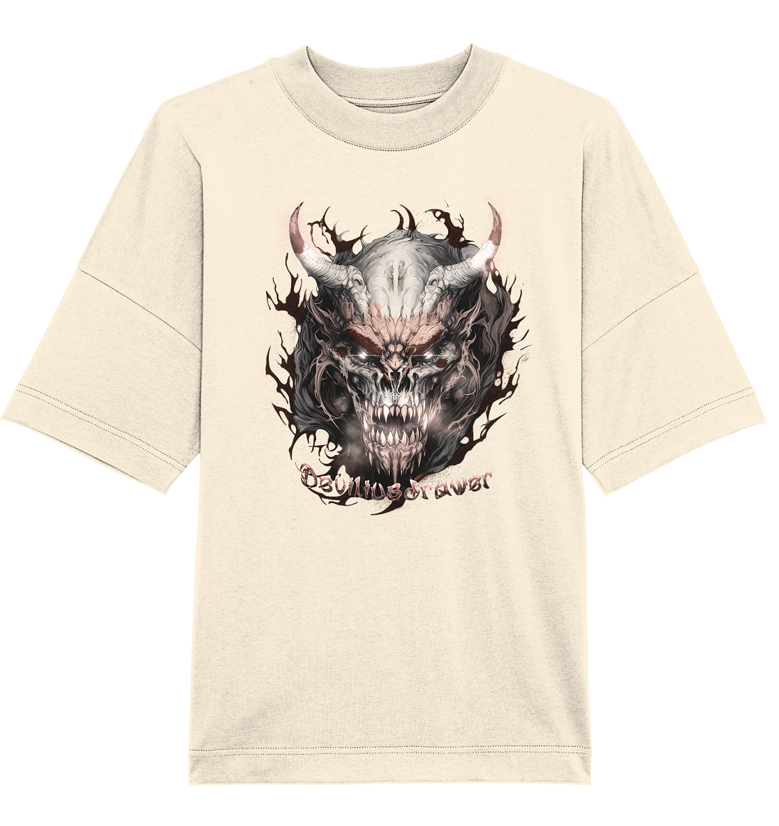 Deviliusdrawer Beast Demon - Organic Oversize Shirt