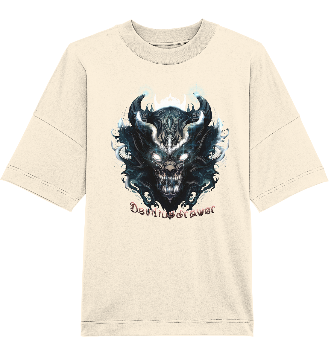 Deviliusdrawer Demonic Star - Organic Oversize Shirt