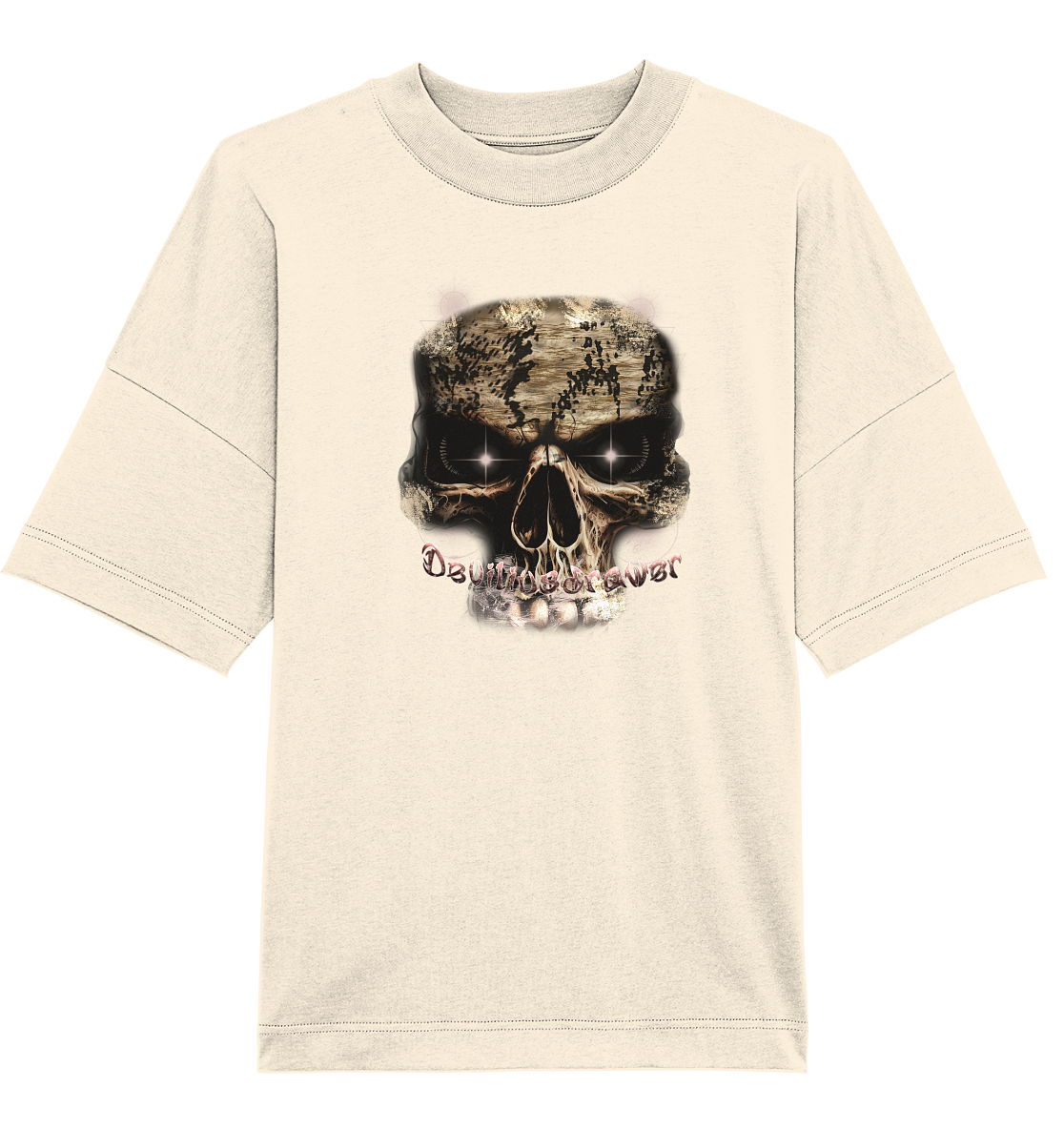 Deviliusdrawer Skeleton Eye - Organic Oversize Shirt
