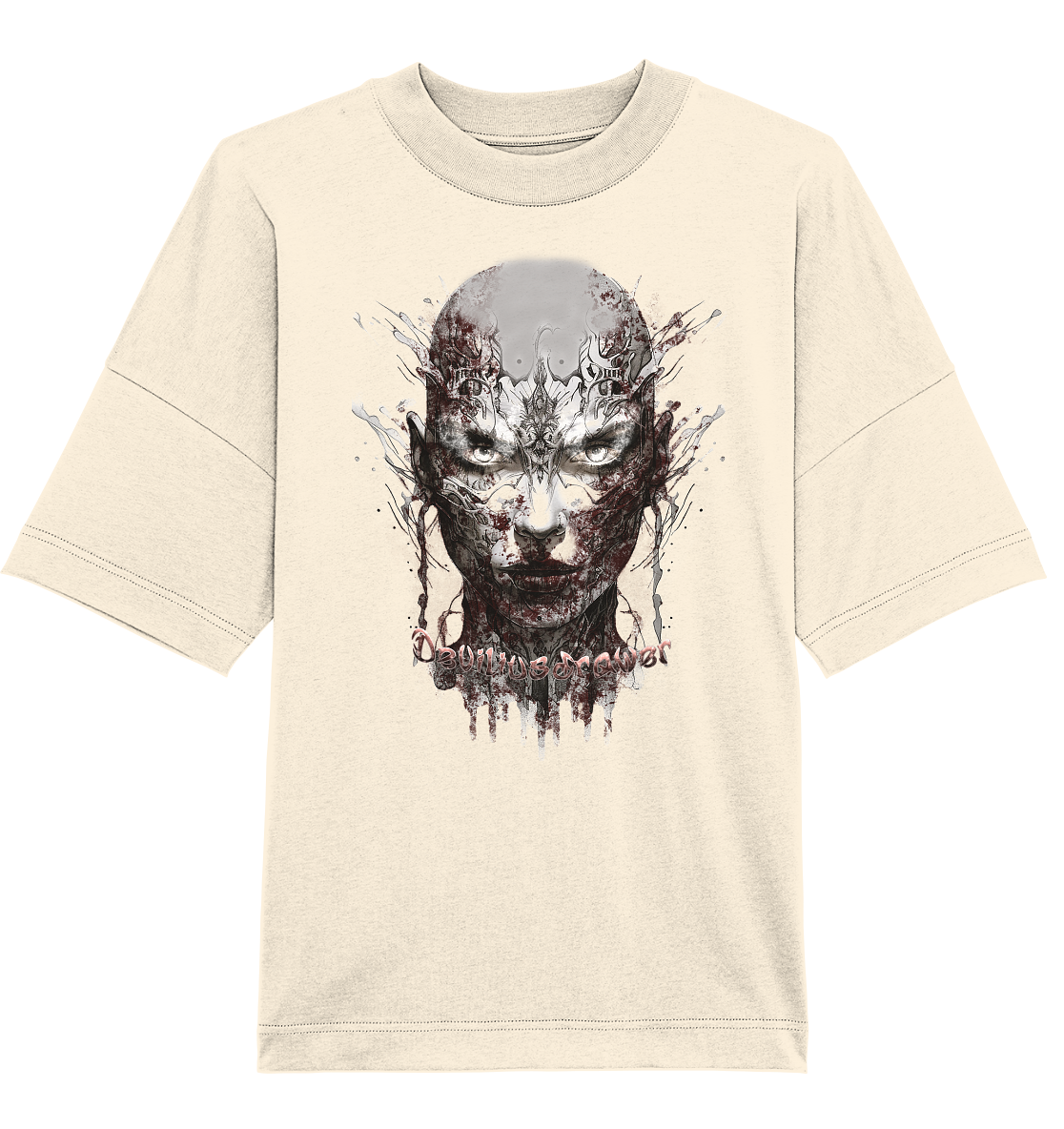Deviliusdrawer Mechanic Girl - Organic Oversize Shirt
