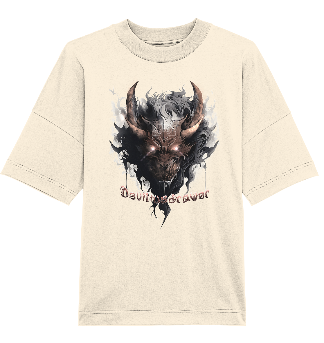 Deviliusdrawer Magic Redeyed Demon - Organic Oversize Shirt