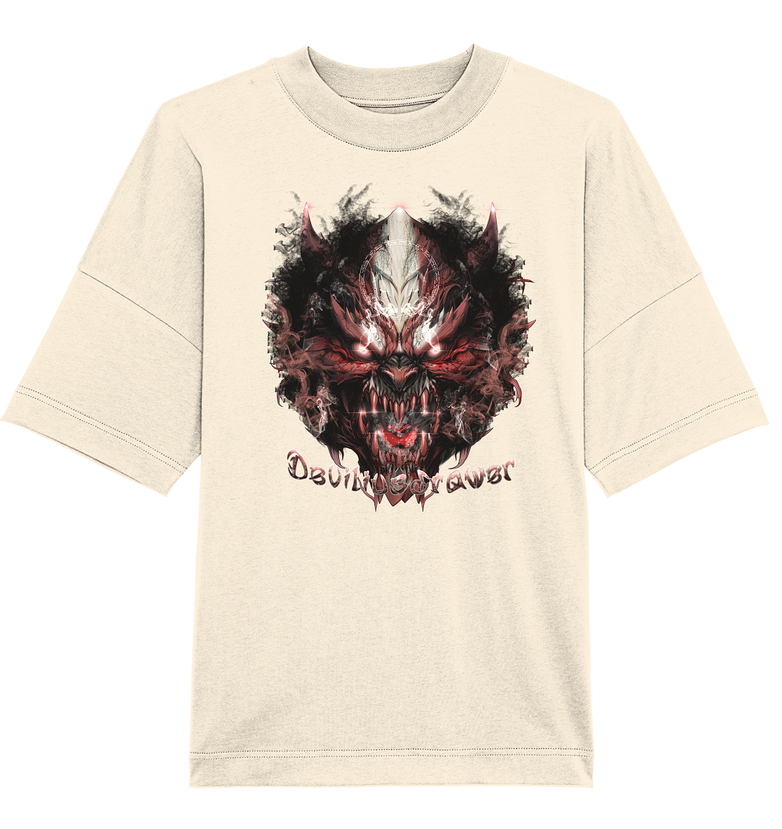 Deviliusdrawer Bloody Demon Vampire - Organic Oversize Shirt