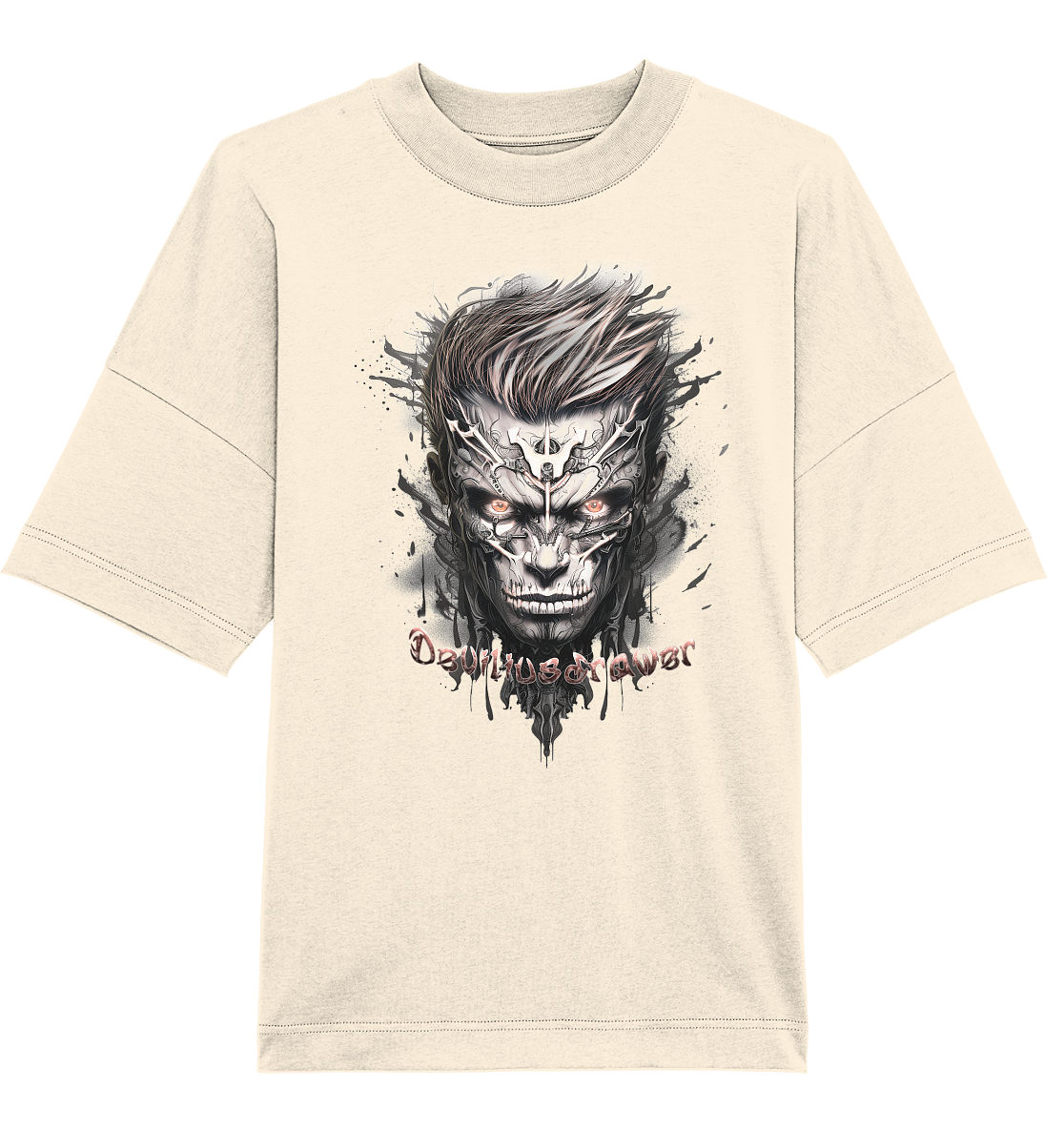 Deviliusdrawer Cyborg Men - Organic Oversize Shirt