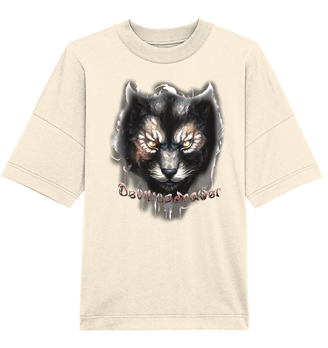 Deviliusdrawer Vampire Cat - Organic Oversize Shirt