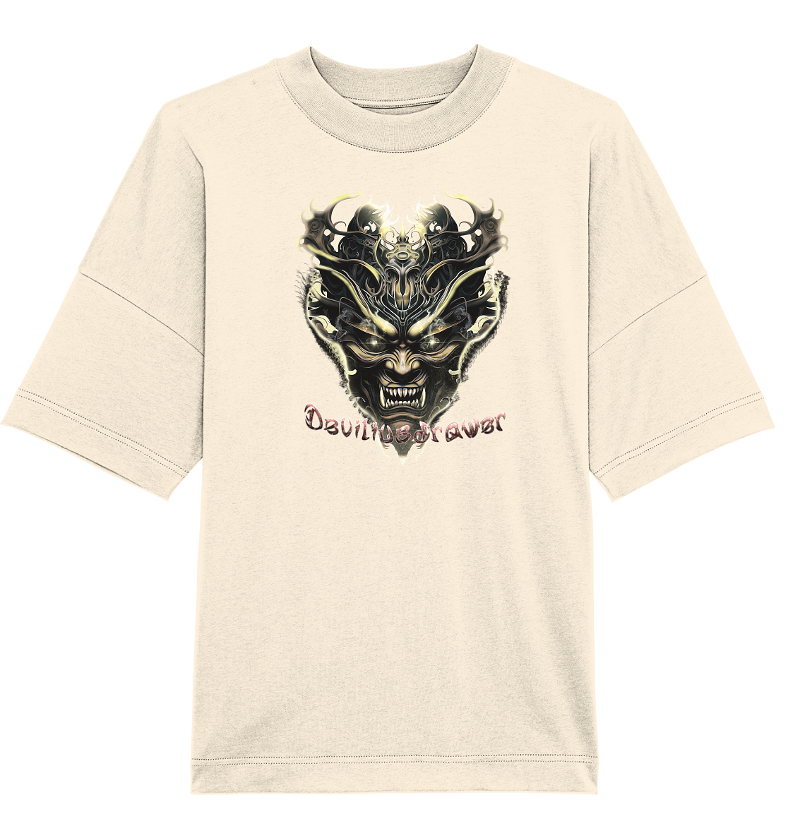 Deviliusdrawer Golden Demon Vampire - Organic Oversize Shirt