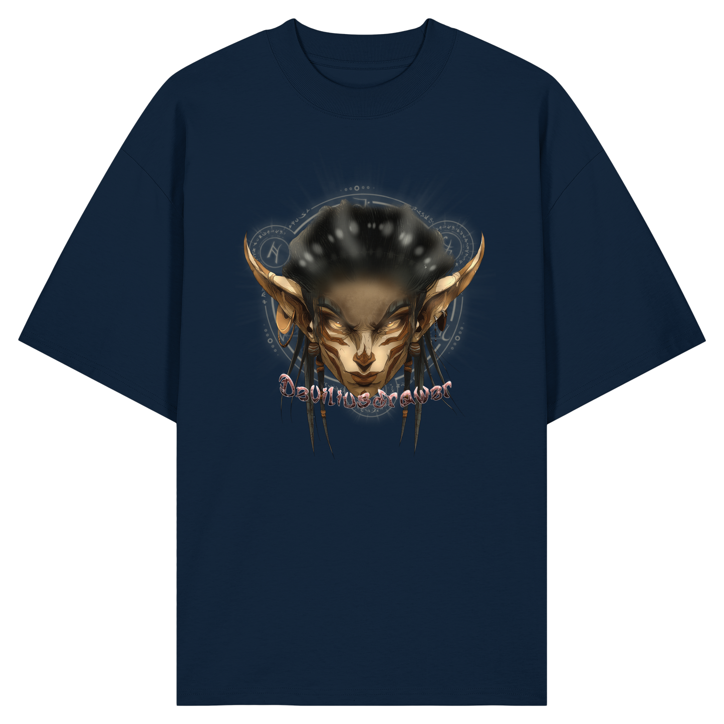 Deviliusdrawer Gold Magician Elf - Organic Oversize Shirt