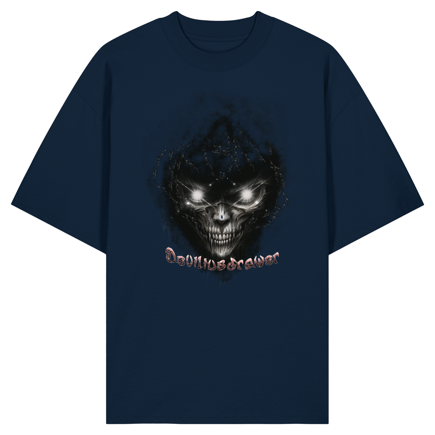 Deviliusdrawer Dark Death - Organic Oversize Shirt