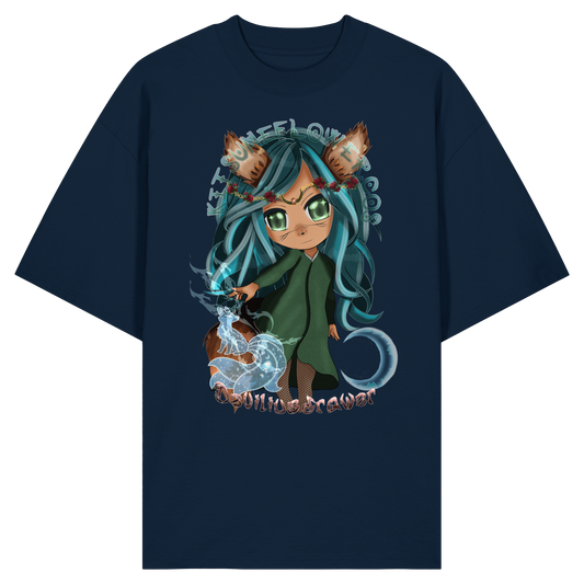 Deviliusdrawer Kitsuneflower - Organic Oversize Shirt