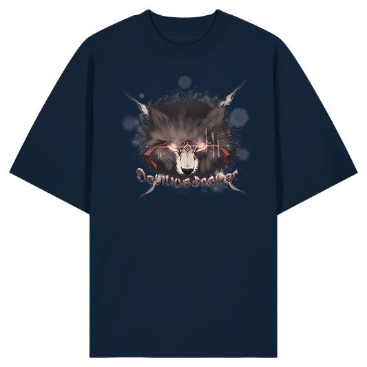 Deviliusdrawer Sparking Wolf - Organic Oversize Shirt