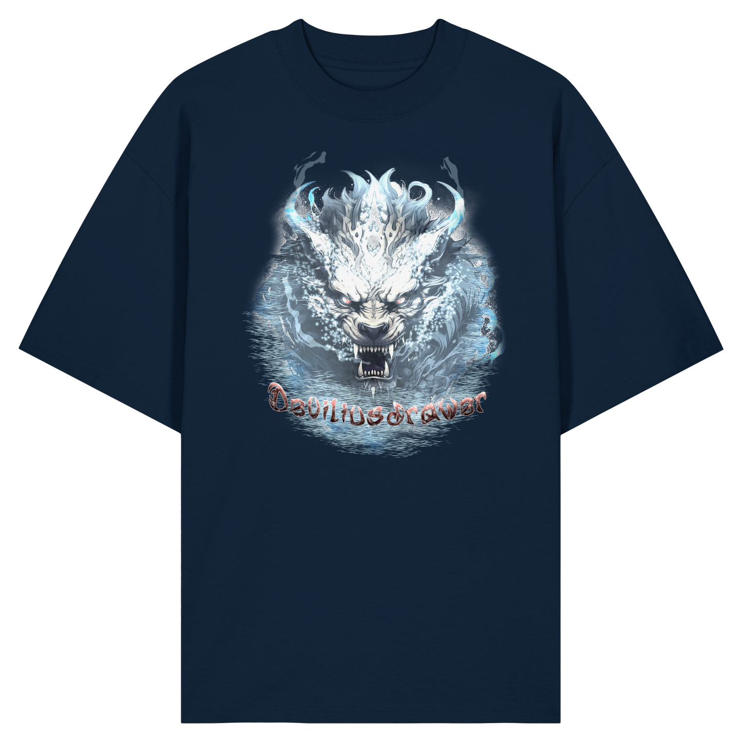 Deviliusdrawer Water Tiger - Organic Oversize Shirt