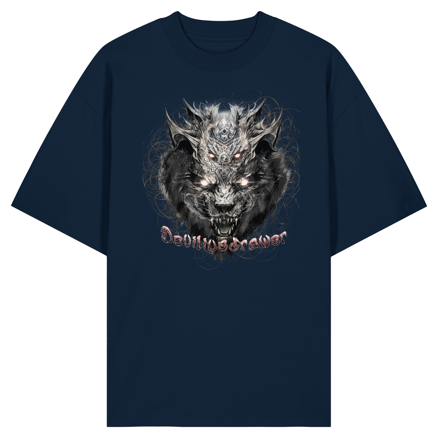 Deviliusdrawer Magical Beast Cat - Organic Oversize Shirt