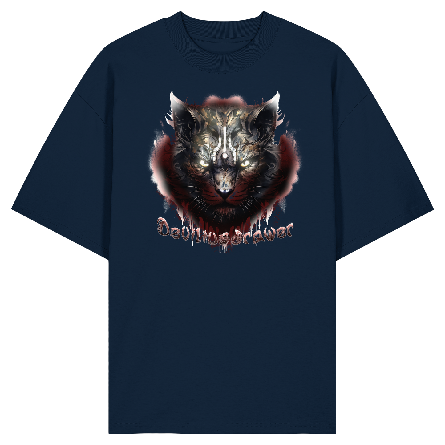Deviliusdrawer Angry Badass - Organic Oversize Shirt