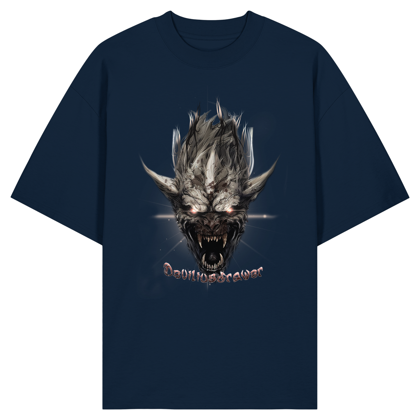 Deviliusdrawer Beast Wearwolf - Organic Oversize Shirt