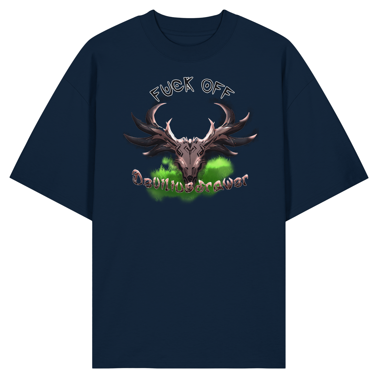 Deviliusdrawer Bad Deer - Organic Oversize Shirt
