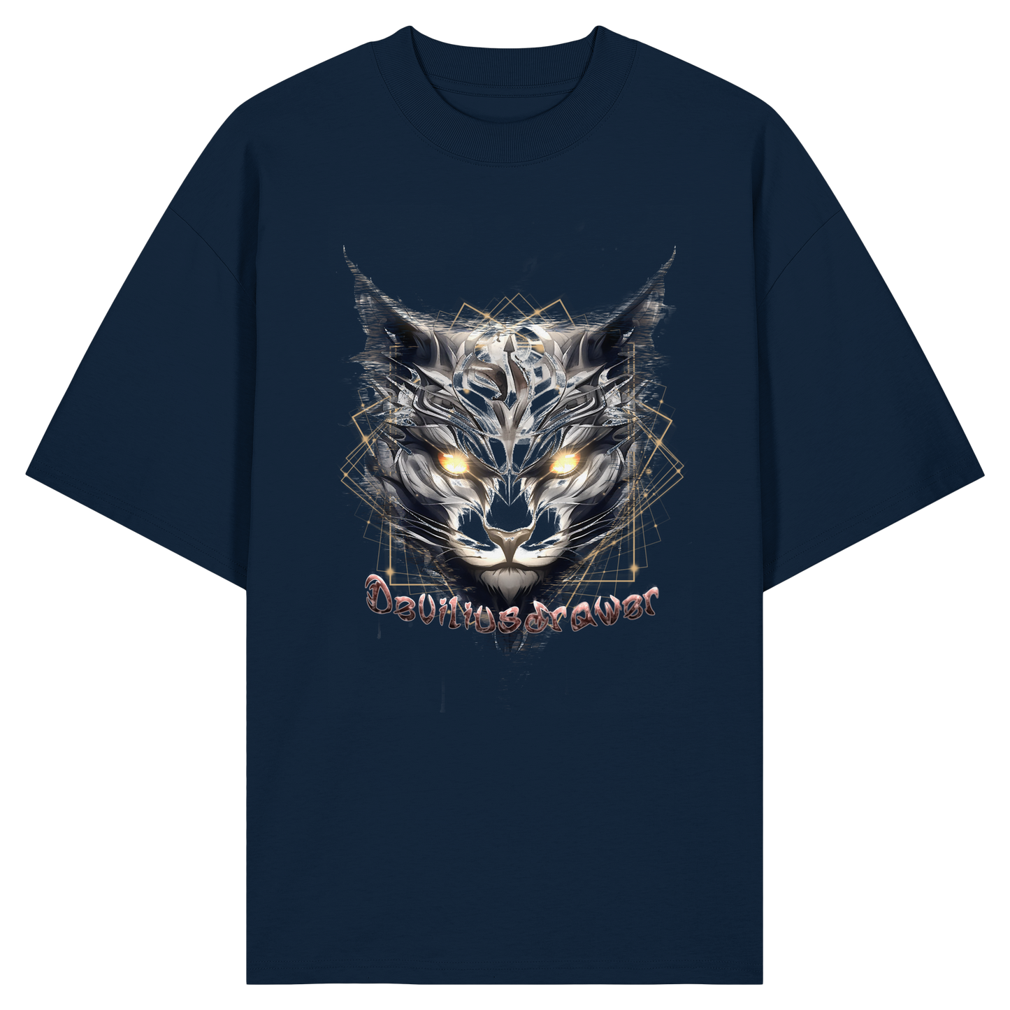Deviliusdrawer Magician Cat - Organic Oversize Shirt