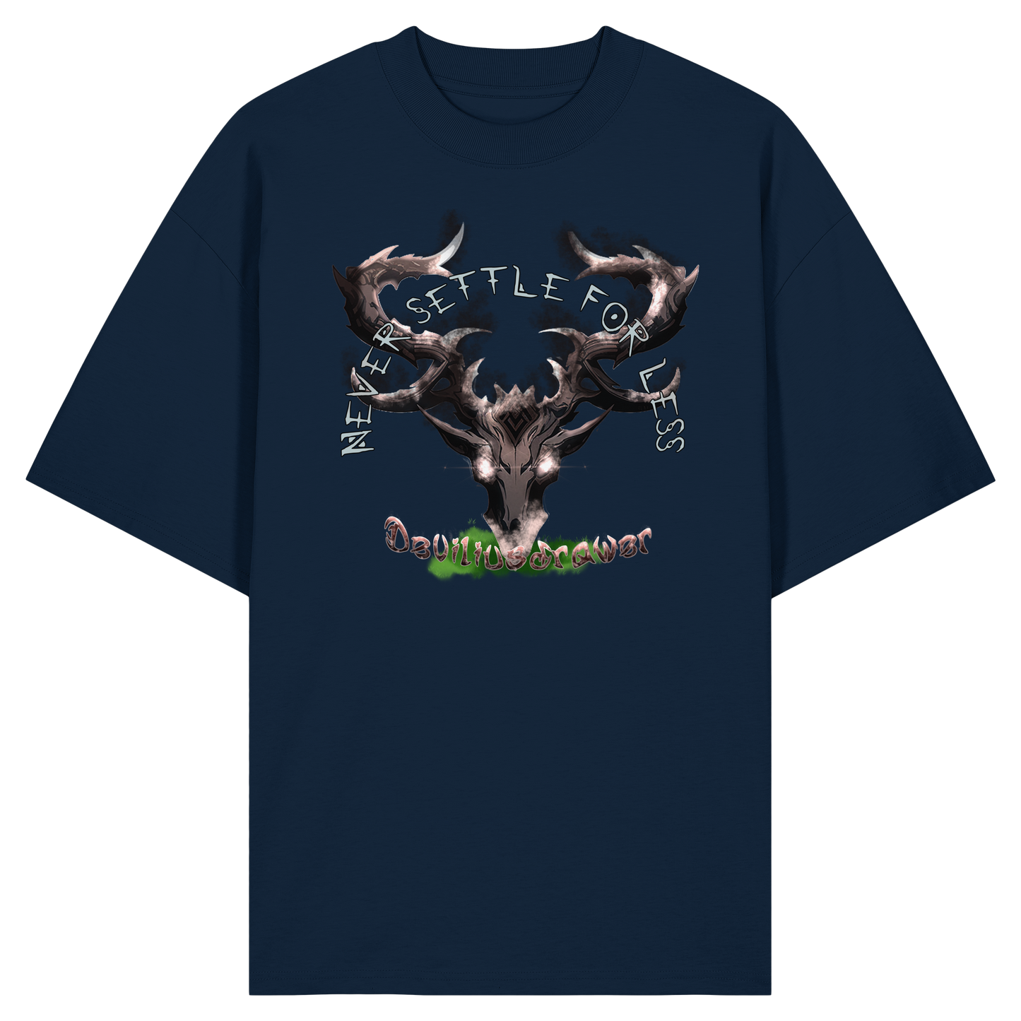 Deviliusdrawer Cruel Deer - Organic Oversize Shirt
