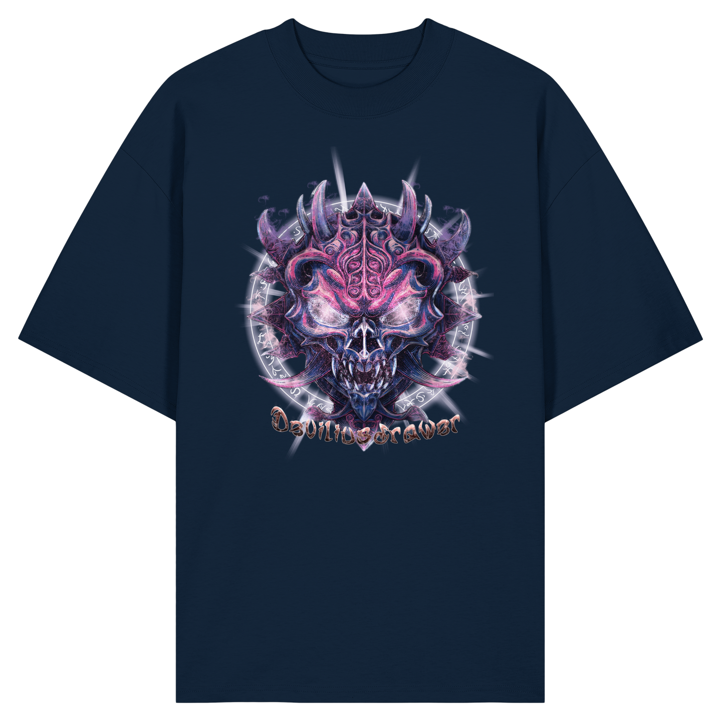 Deviliusdrawer Fire Demon - Organic Oversize Shirt