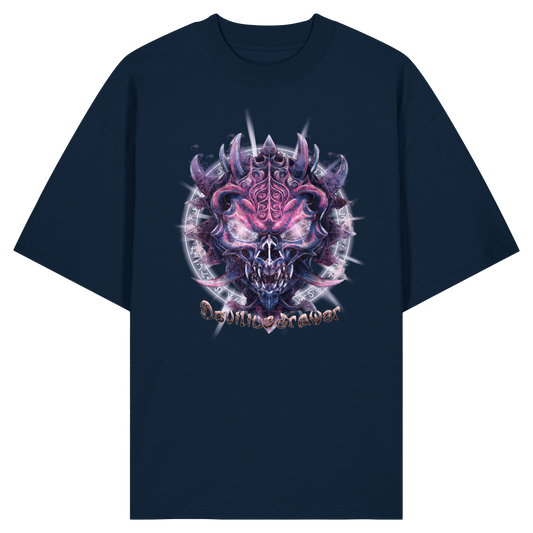 Deviliusdrawer Fire Demon - Organic Oversize Shirt