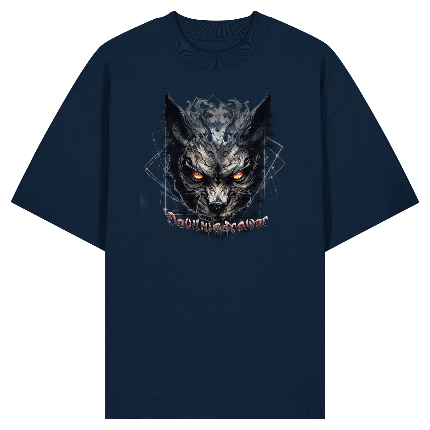 Deviliusdrawer Dark Wearwolf - Organic Oversize Shirt