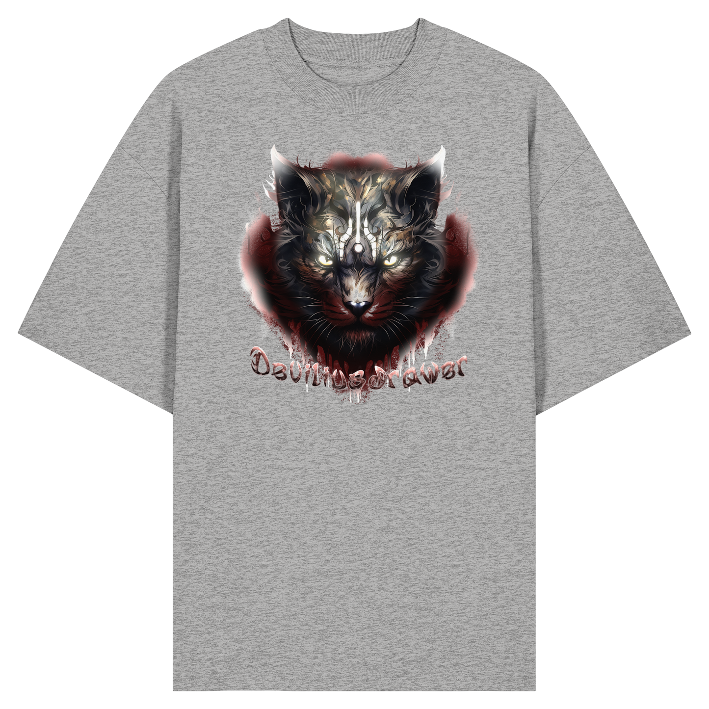 Deviliusdrawer Angry Badass - Organic Oversize Shirt