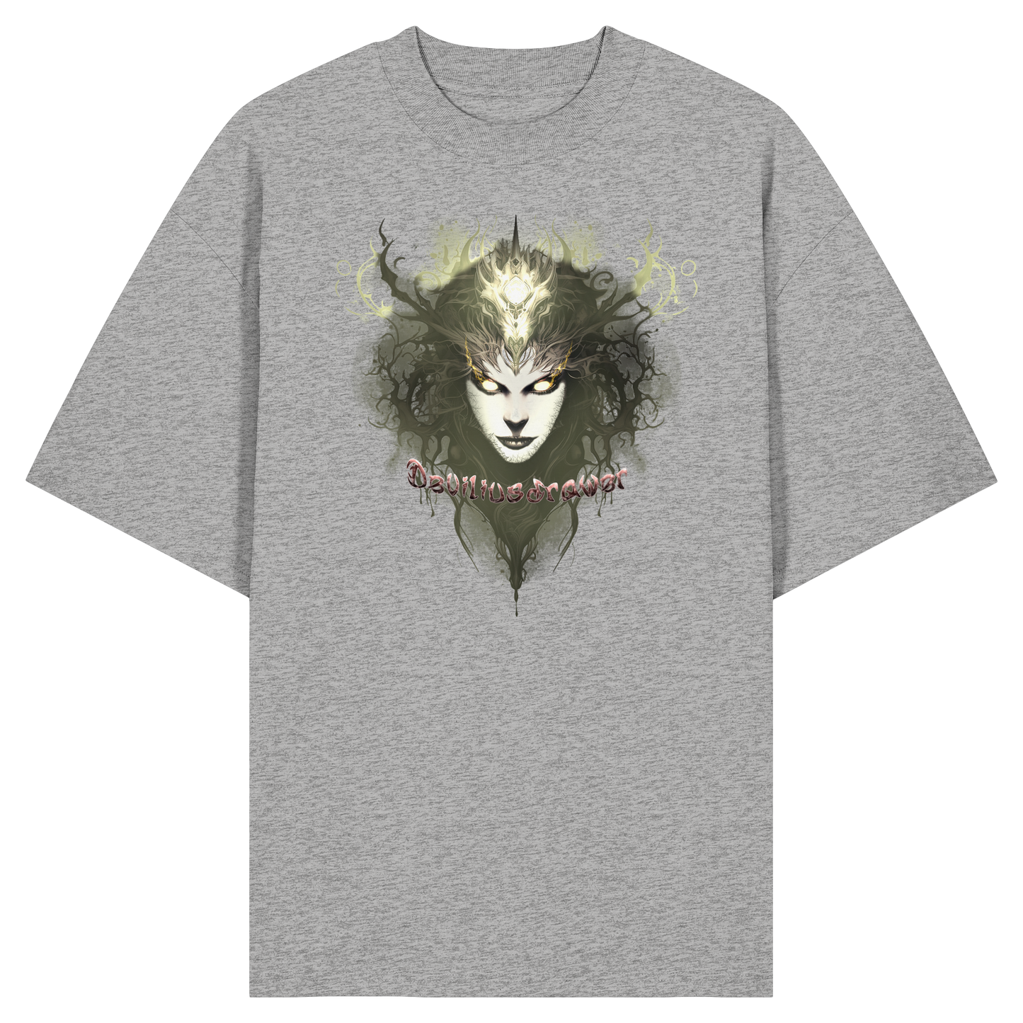 Deviliusdrawer Golden Demonica - Organic Oversize Shirt