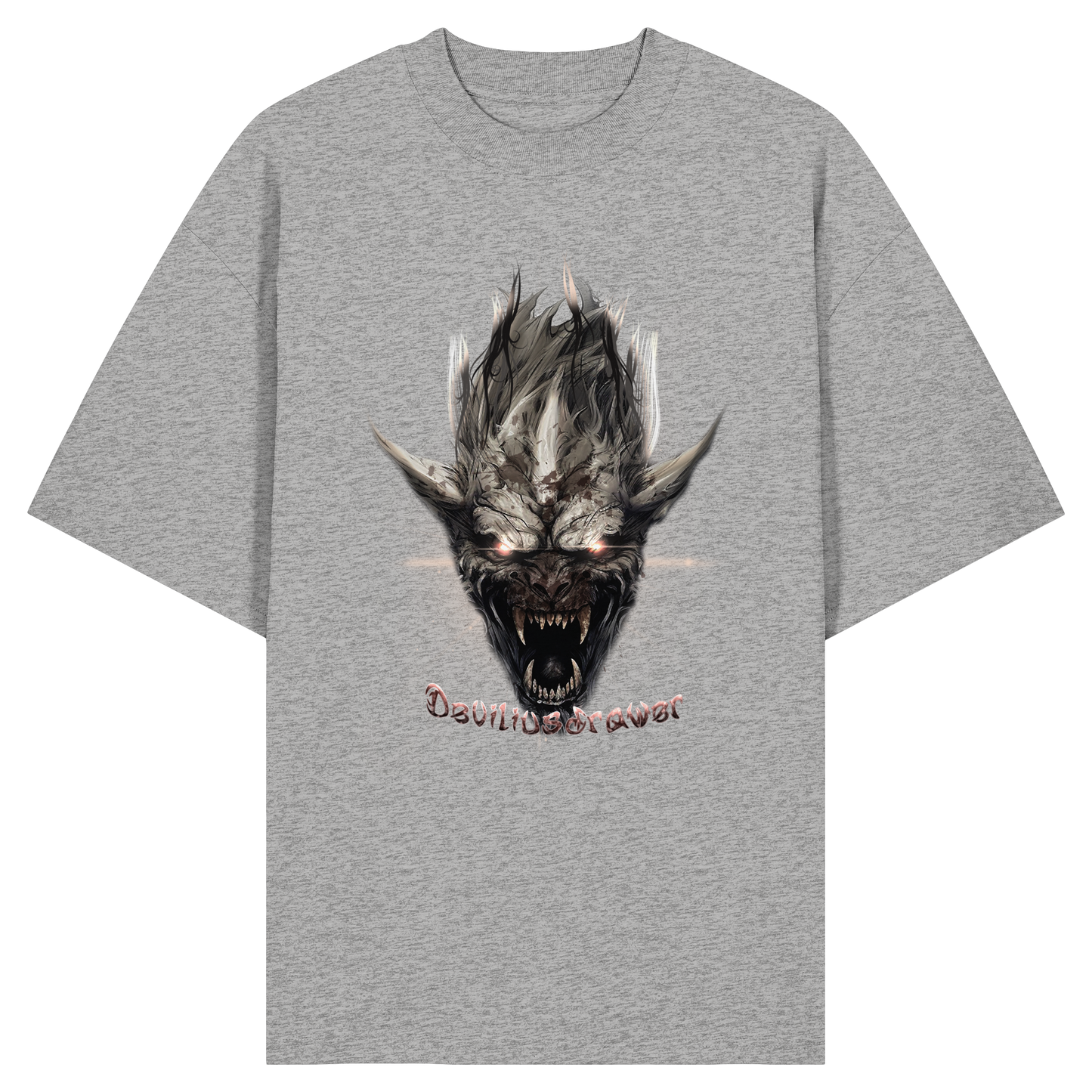 Deviliusdrawer Beast Wearwolf - Organic Oversize Shirt