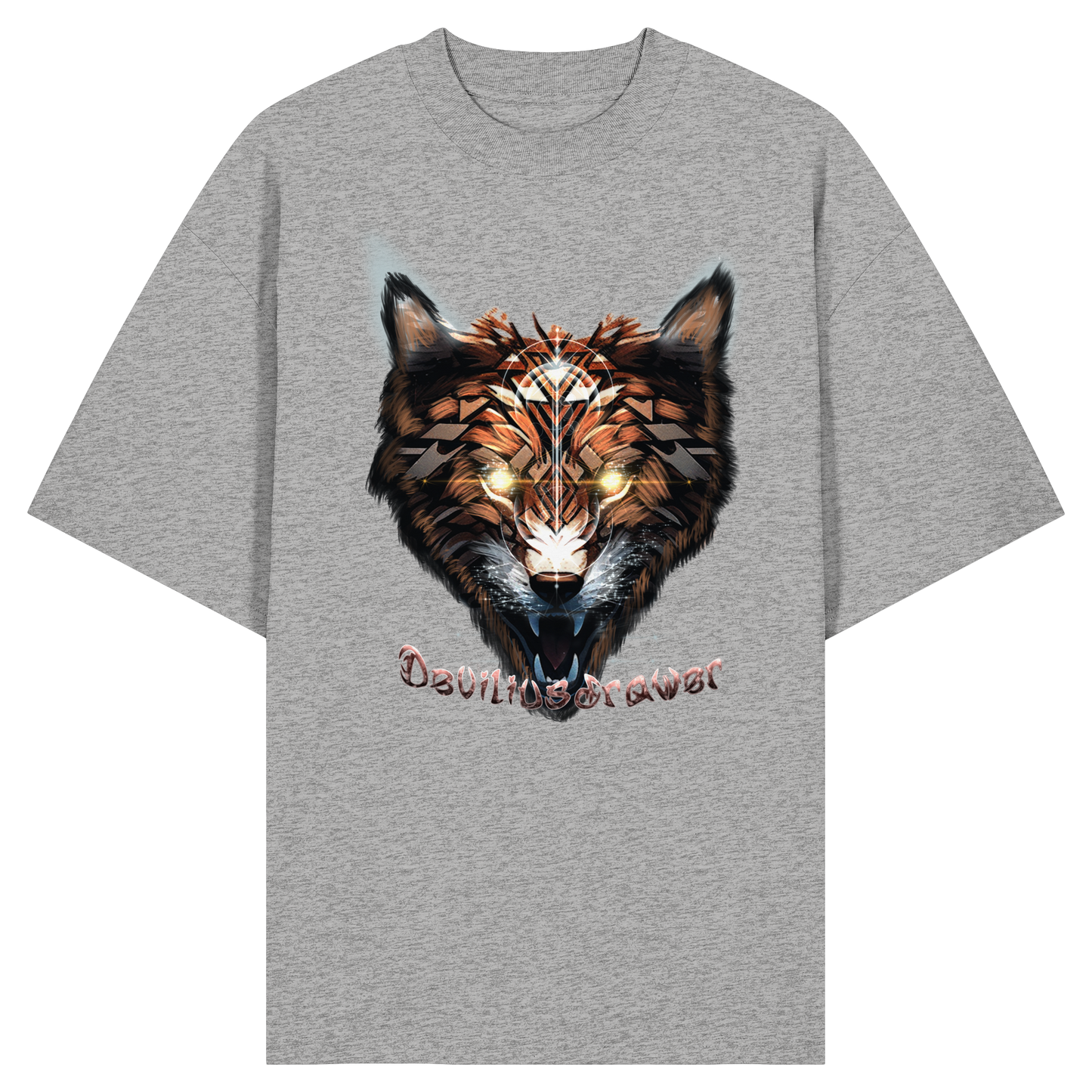 Deviliusdrawer Foxwolf - Organic Oversize Shirt